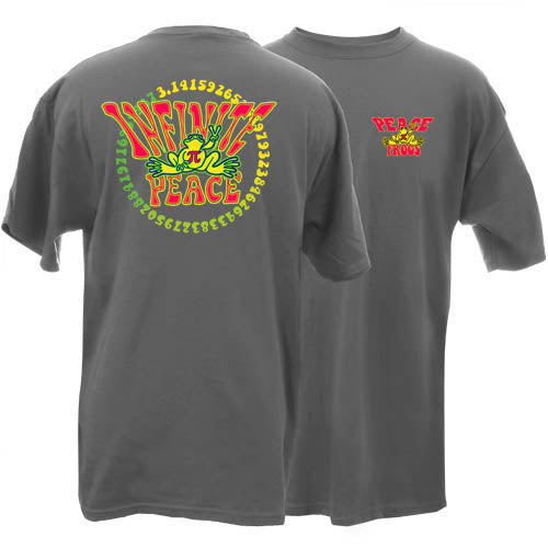 Peace Frogs Adult Infinite Frog Short Sleeve T-Shirt