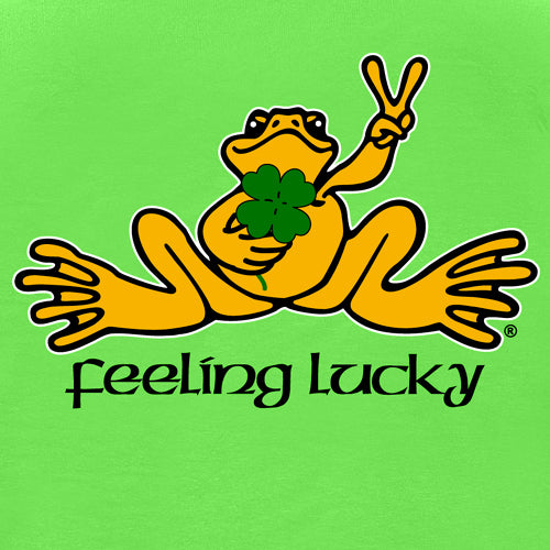 Peace Frogs Feeling Lucky Frog Short Sleeve T-Shirt