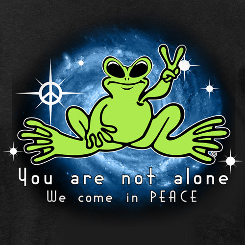 Peace Frogs You Are Not Alone Frog Short Sleeve T-Shirt