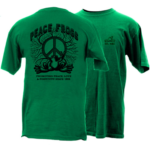 Peace Frogs Promoting Peace Short Sleeve T-Shirt