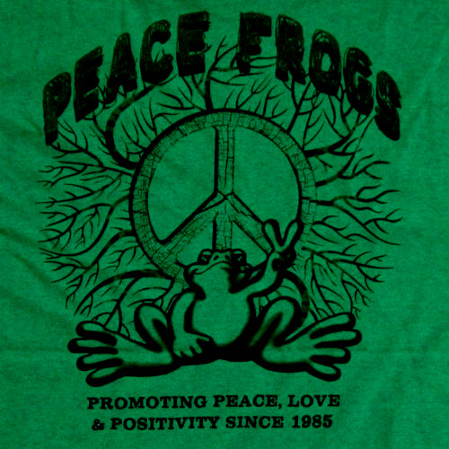 Peace Frogs Promoting Peace Short Sleeve T-Shirt