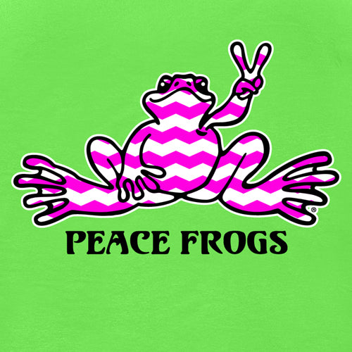 Peace Frogs Chevron Frog Short Sleeve T-Shirt