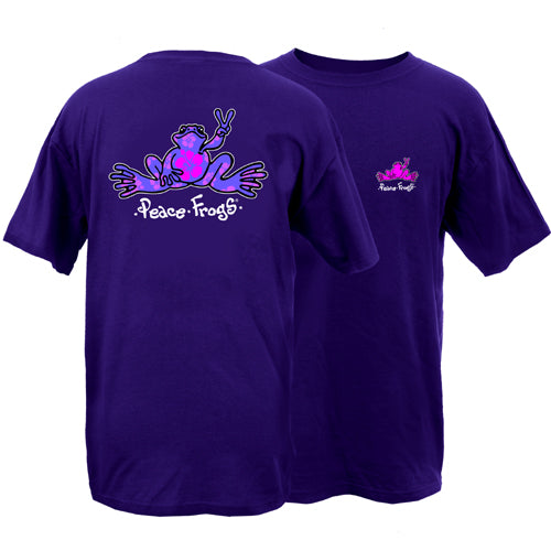 Peace Frogs Hibiscus Frog Short Sleeve T-Shirt