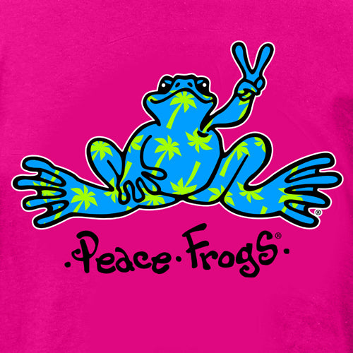 Peace Frogs Palm Tree Frog Short Sleeve T-Shirt