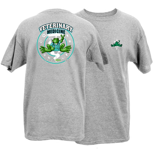 Peace Frogs Adult Veterinary Medicine Frog Short Sleeve T-Shirt