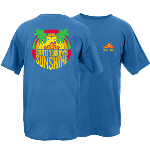 Peace Frogs Create Your Own Sunshine Garment Dye Short Sleeve T-Shirt
