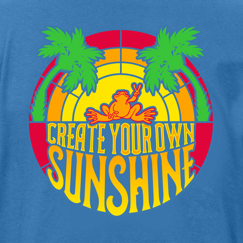 Peace Frogs Create Your Own Sunshine Garment Dye Short Sleeve T-Shirt