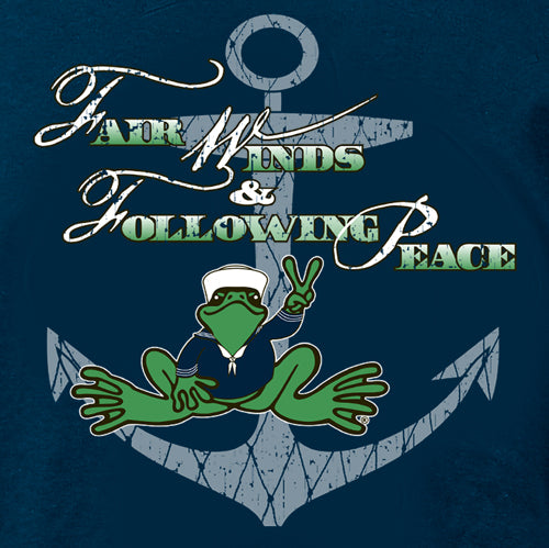 Peace Frogs Fair Winds Frog Short Sleeve T-Shirt