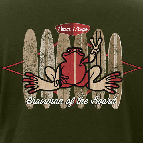 Peace Frogs Chairman of the Board Short Sleeve T-Shirt