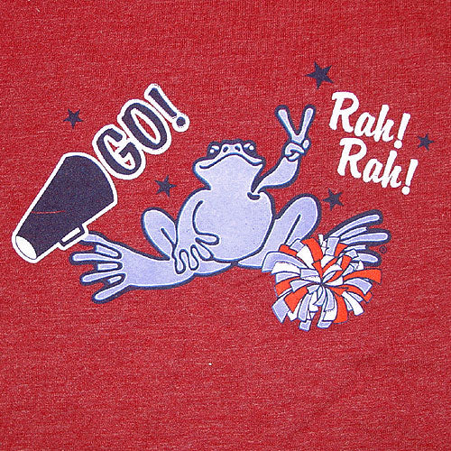 Peace Frogs Junior Pep Rally Baseball Jersey Long Sleeve T-Shirt