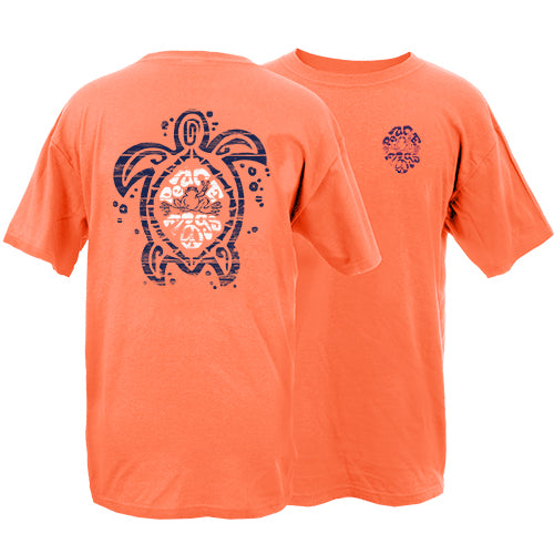 Peace Frogs Sea Turtle Frog Garment Dye Short Sleeve T-Shirt