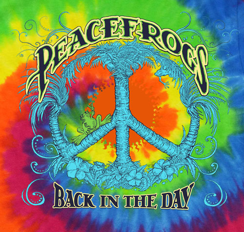 Peace Frogs Back in the Day Tie Dye Short Sleeve T-Shirt
