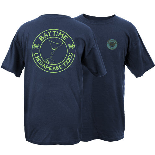 Chesapeake Tides Adult Bay Time Garment Dye Short Sleeve T-Shirt