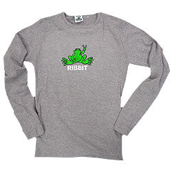 Peace Frogs Junior Ribbit Long Sleeve T-Shirt