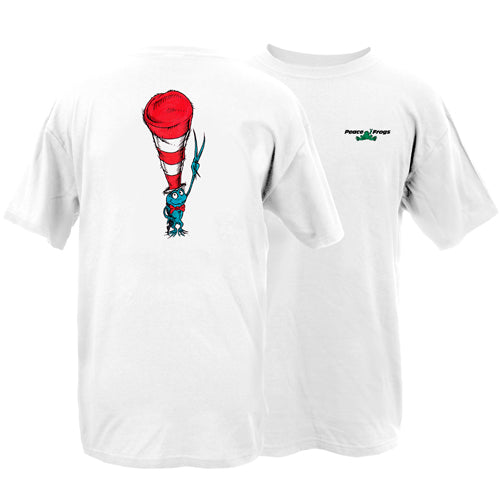 Peace Frogs Adult Frog in a Hat Short Sleeve T-Shirt