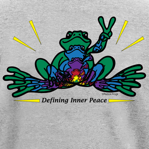 Peace Frogs Adult Inner Peace Frog Short Sleeve T-Shirt