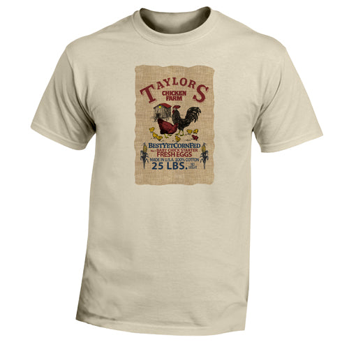Beyond The Pond Adult Taylors Chicken Farm Short Sleeve T-Shirt