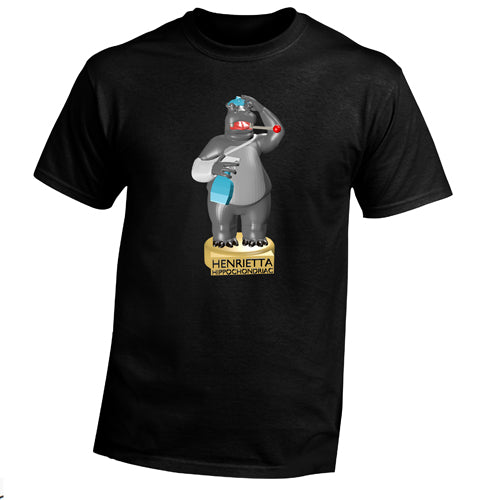 Beyond The Pond Adult Henrietta Hippochondriac Short Sleeve T-Shirt