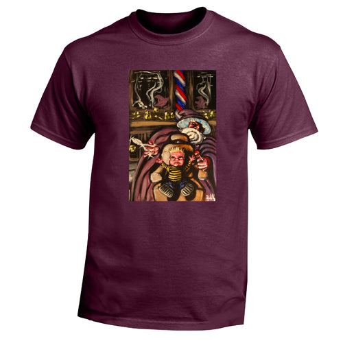 Beyond The Pond Adult Barber Wizard Short Sleeve T-Shirt