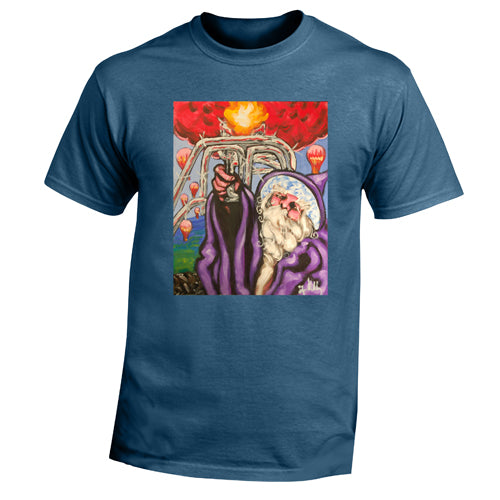 Beyond The Pond Adult Hot Air Balloonist Wizard Short Sleeve T-Shirt