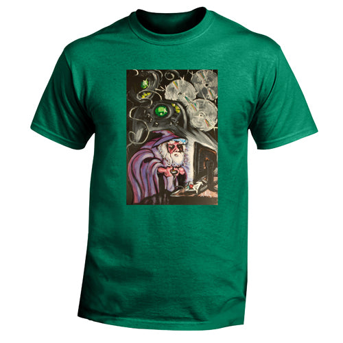 Beyond The Pond Adult Gamer Wizard Short Sleeve T-Shirt