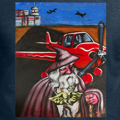 Beyond The Pond Adult Pilot Wizard Short Sleeve T-Shirt
