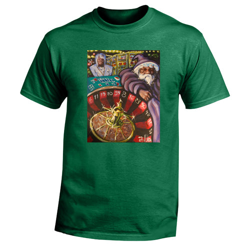 Beyond The Pond Adult Gambler Wizard Short Sleeve T-Shirt
