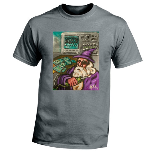 Beyond The Pond Adult Electric Engineer Wizard Short Sleeve T-Shirt
