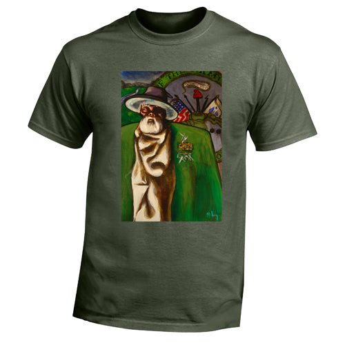 Beyond The Pond Adult Army Wizard Short Sleeve T-Shirt