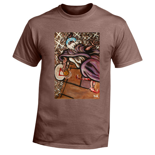 Beyond The Pond Adult Basketball Player Wizard Short Sleeve T-Shirt