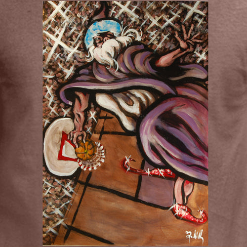 Beyond The Pond Adult Basketball Player Wizard Short Sleeve T-Shirt