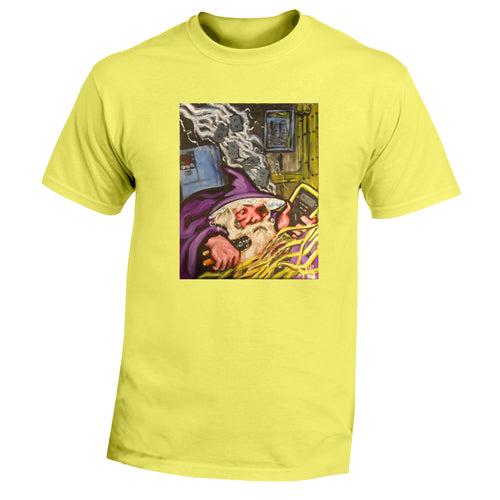 Beyond The Pond Adult Electrician Wizard Short Sleeve T-Shirt