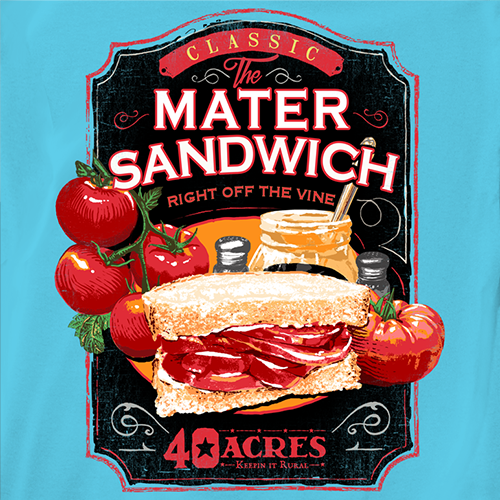 Fourty Acres Matter Sandwich Adult Short Sleeve T-Shirt