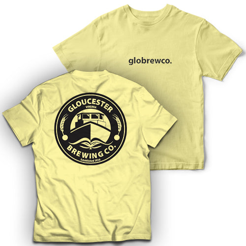 Gloucester Brewing Co Garment Dye Short Sleeve T-Shirt