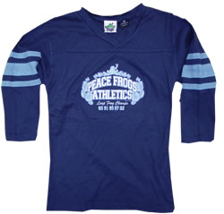 Peace Frogs Junior Frog Champs Football Long Sleeve T-Shirt