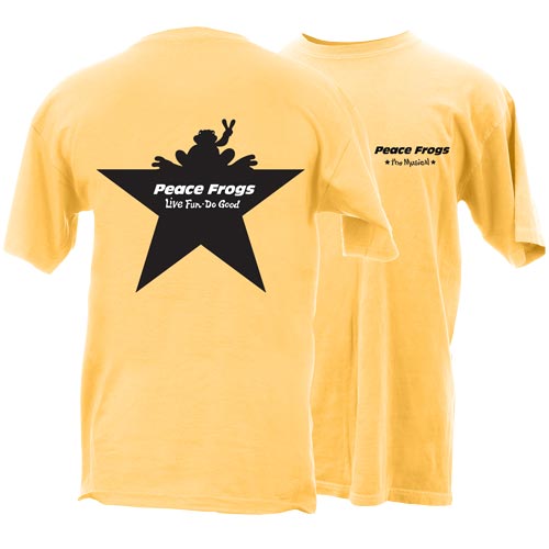 Peace Frogs Broadway Frog Short Sleeve T-Shirt