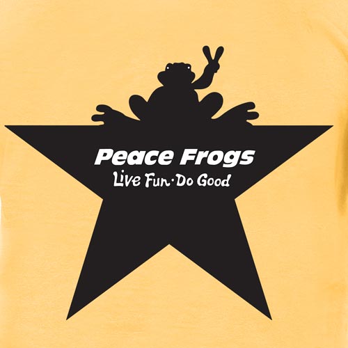 Peace Frogs Broadway Frog Short Sleeve T-Shirt