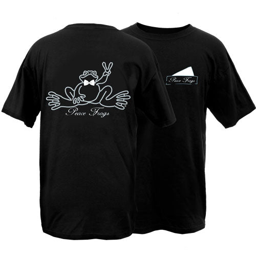 Peace Frogs Bow Tie Frog Short Sleeve T-Shirt