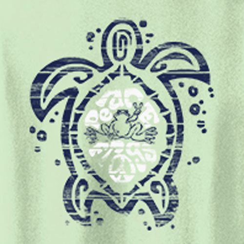 Peace Frogs Youth Sea Turtle Short Sleeve T-Shirt