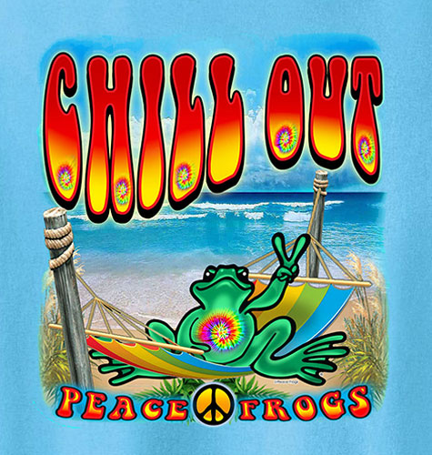 Peace Frogs Youth Chill Out Short Sleeve T-Shirt
