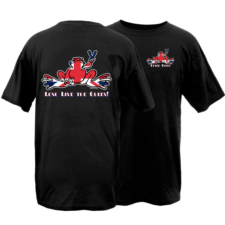 Peace Frogs British Queen's Jubilee Frog Short Sleeve T-Shirt