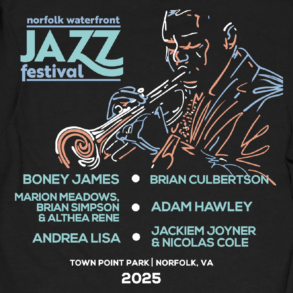 2025 Norfolk Jazz Festival Short Sleeve T-Shirt