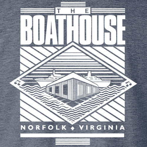 "THE BOATHOUSE" Adult Short Sleeve T-Shirt