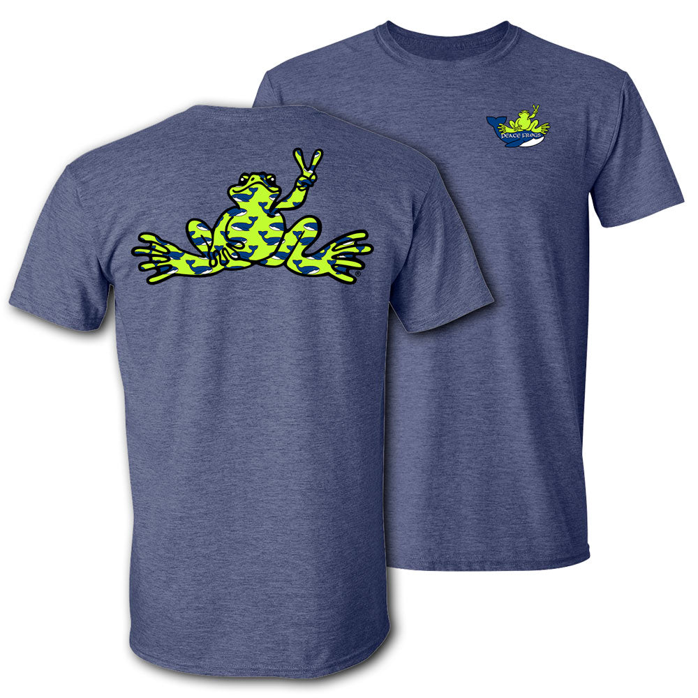 Peace Frogs Adult Whale Frog Fill Short Sleeve T-Shirt