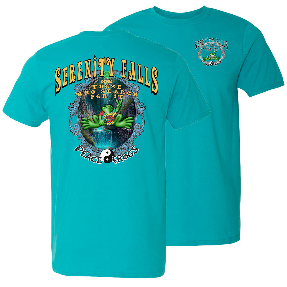 Peace Frogs Serenity Falls Frog Short Sleeve T-Shirt
