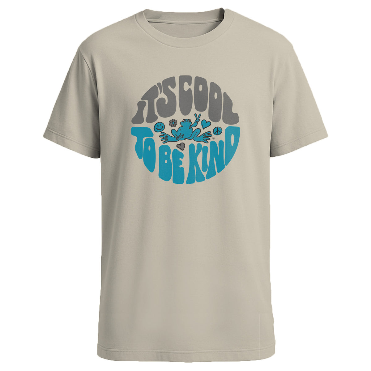 Peace Frogs It's Cool To Be Kind Frog Short Sleeve T-Shirt