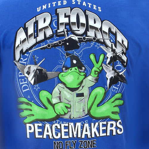 Peace Frogs Adult US Air Force Short Sleeve T-Shirt