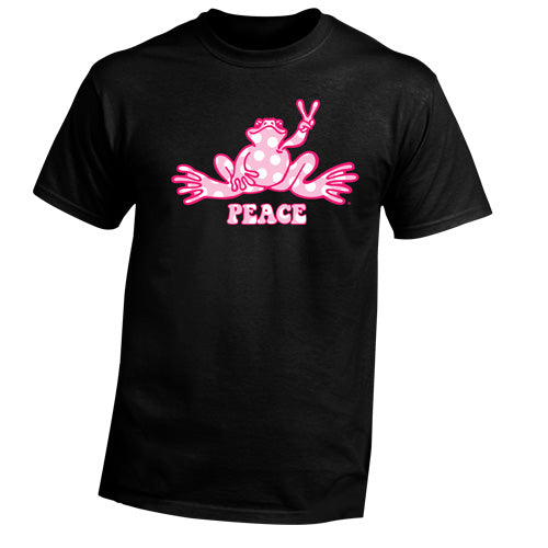 Peace Frogs Adult Polka Dot Short Sleeve T-Shirt