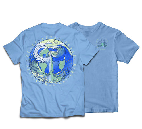 Peace Frogs Adult Mother Nature Short Sleeve T-Shirt