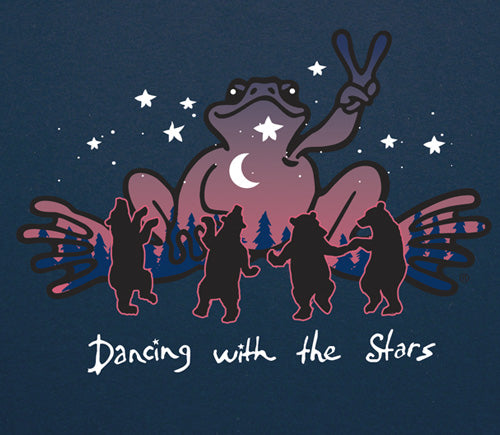 Peace Frogs Adult Dancing With The Stars Short Sleeve T-Shirt